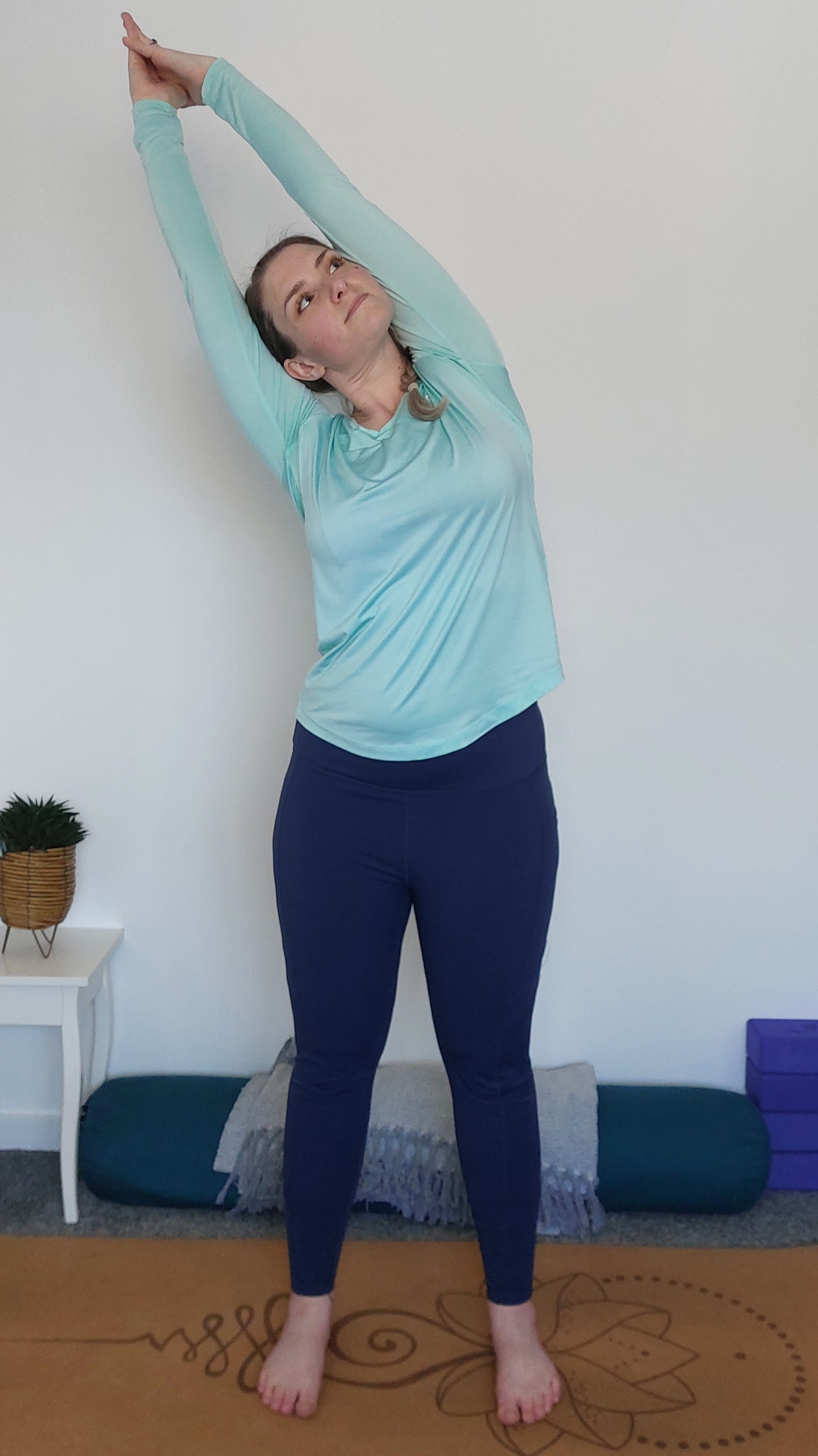 Upward Salute final position